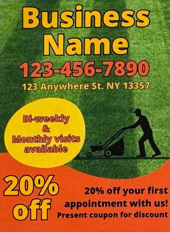 Sample ad: Lawn care