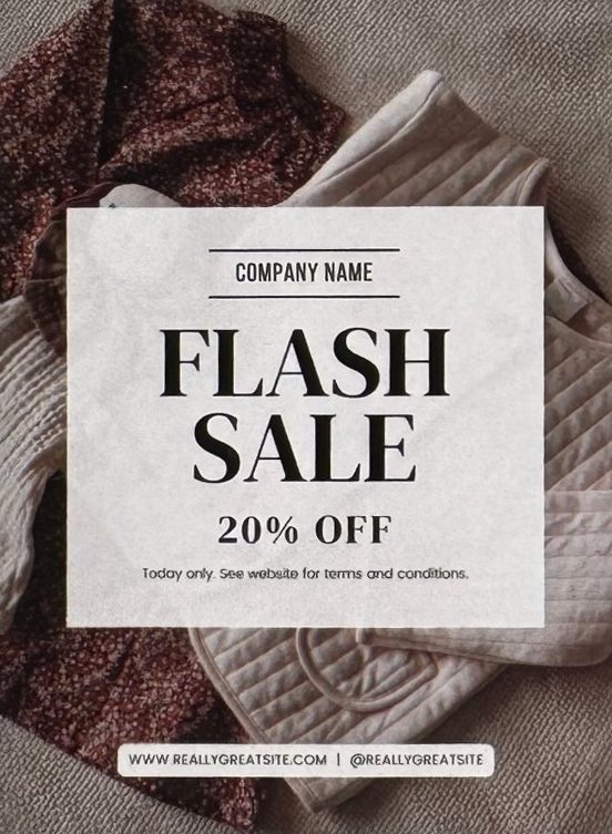 Sample ad: Clothing boutique